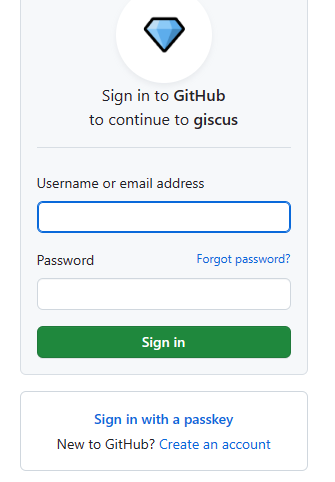 Sign in to Github